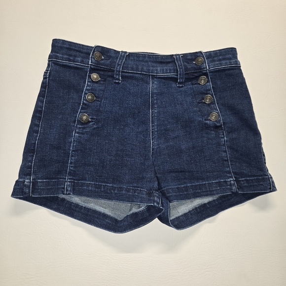 American Eagle Outfitters Pants - American Eagle Outfitters Dark Blue Jean Shorts